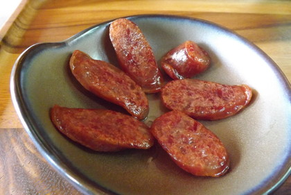 お粥セットの香腸